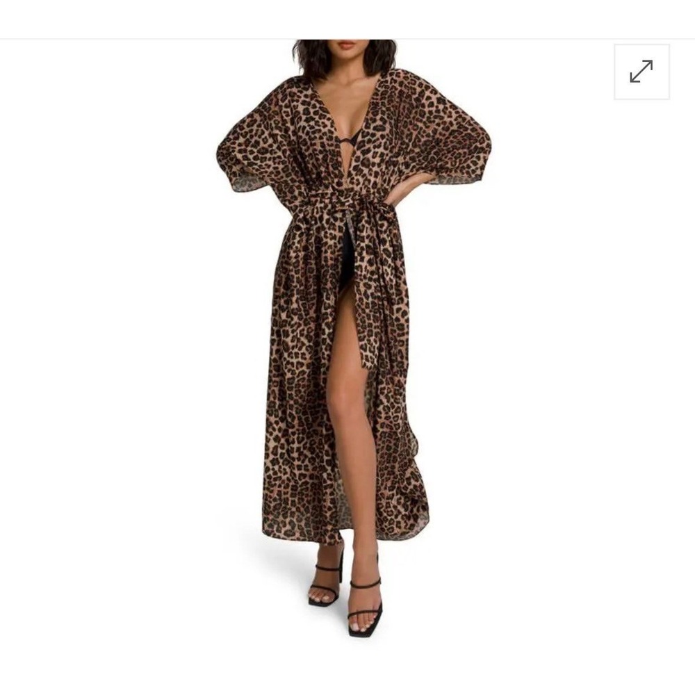 Good American goddess Tie waist robe 0-4